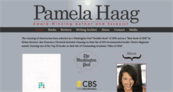 Desktop Screenshot of pamelahaag.com